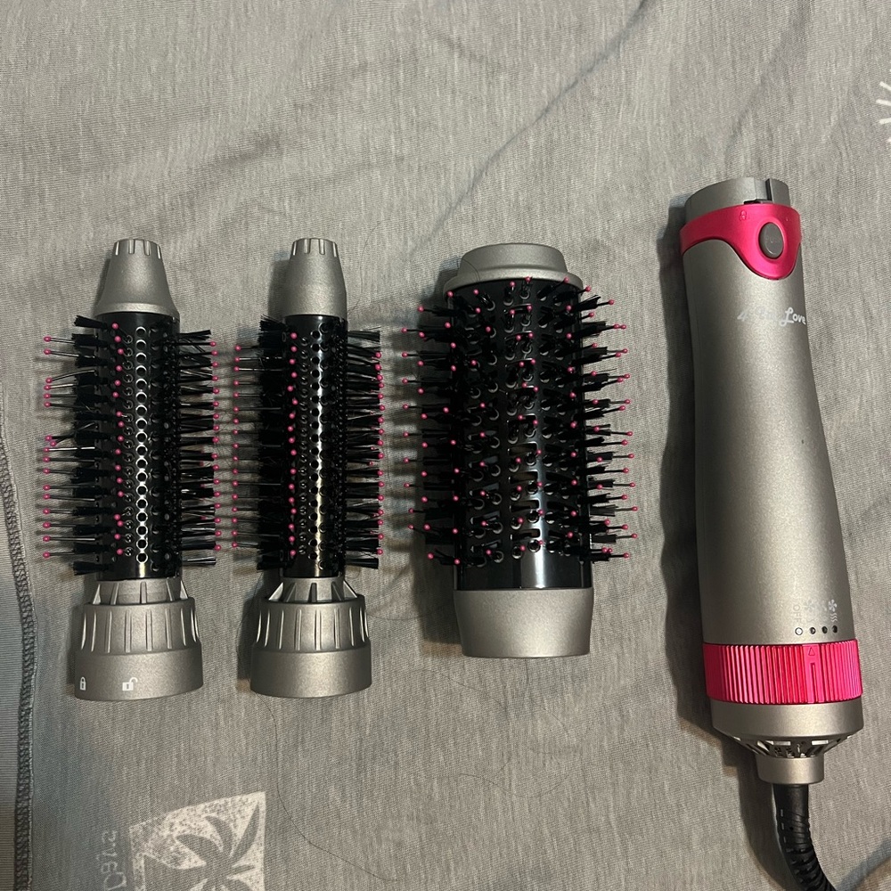 Versatile Hair Styling Tool with Interchangeable Attachments
